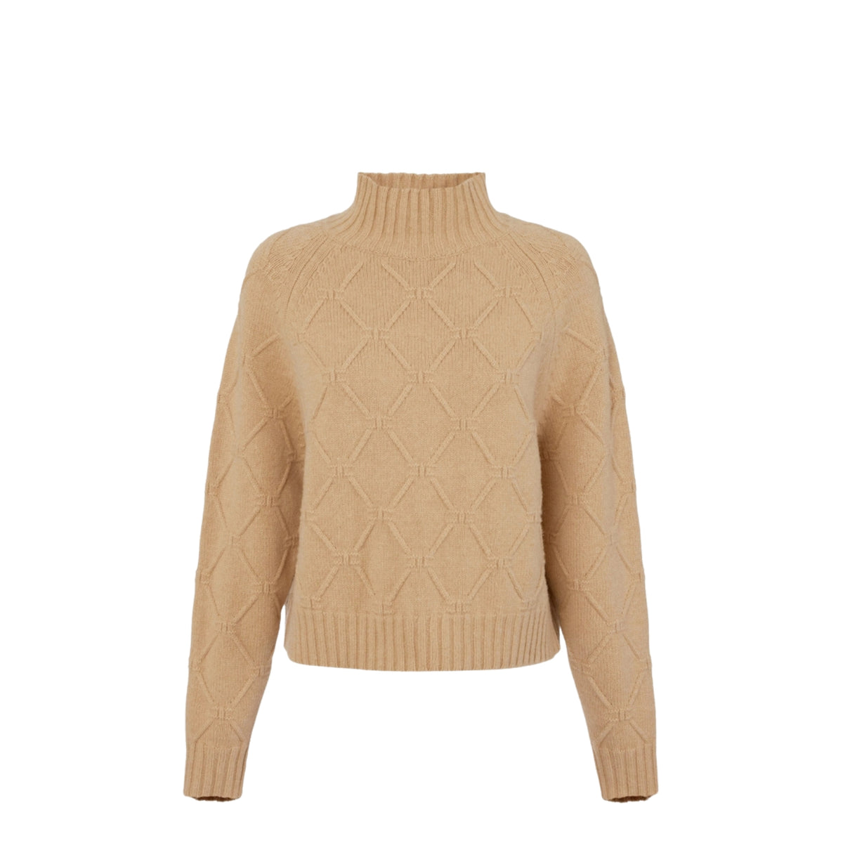 Pullover boxy jacquard a losanghe - Miele