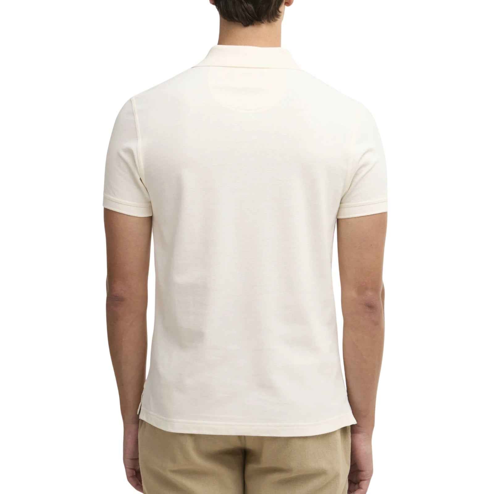 Polo in piqué di cotone - BIANCO