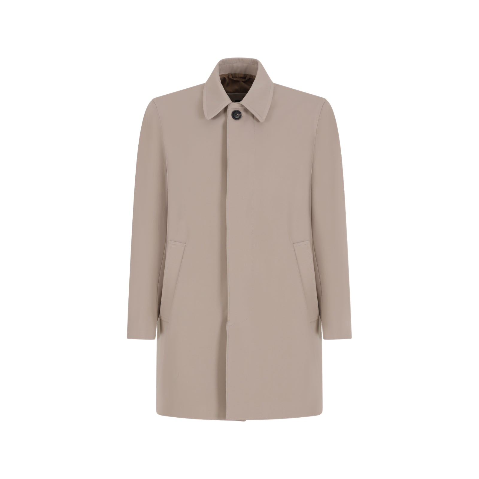 Cappotto con Abbottonatura Coperta