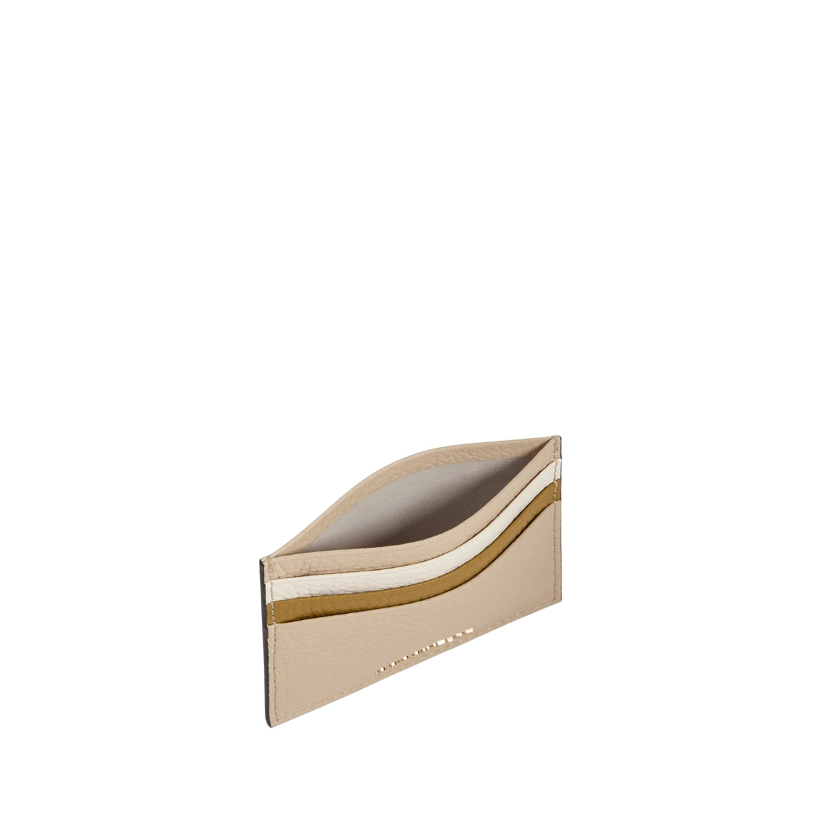 Portacarte con patta linea Metallic - Verde