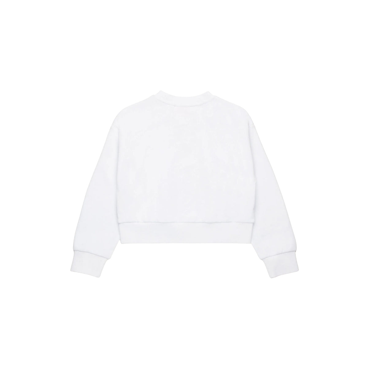 Felpa girocollo con logo Oval - Bianco
