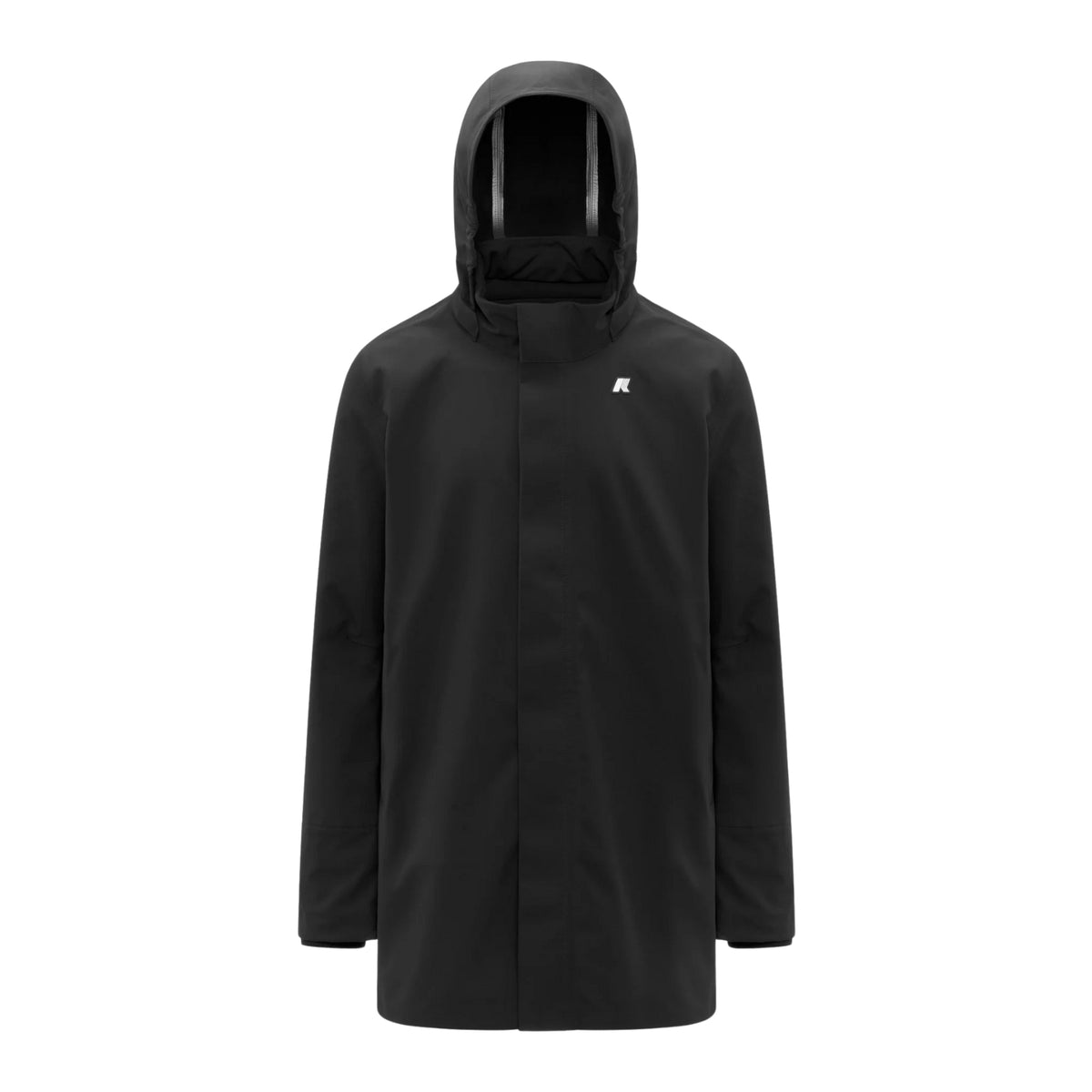 Parka Duke Bonded con cappuccio staccabile - Nero