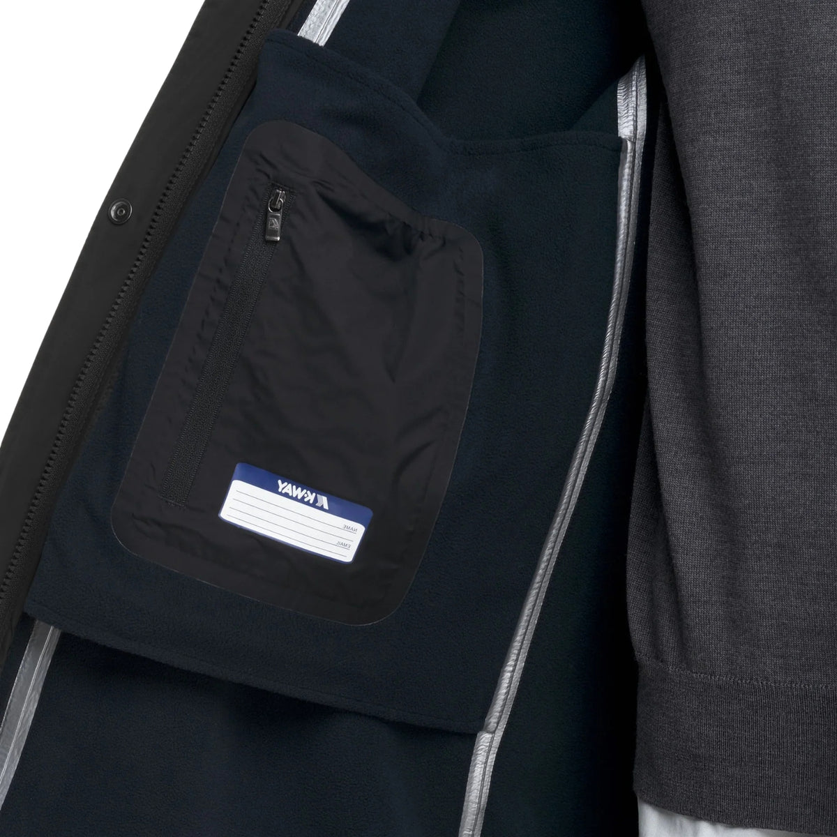 Parka Duke Bonded con cappuccio staccabile - Nero