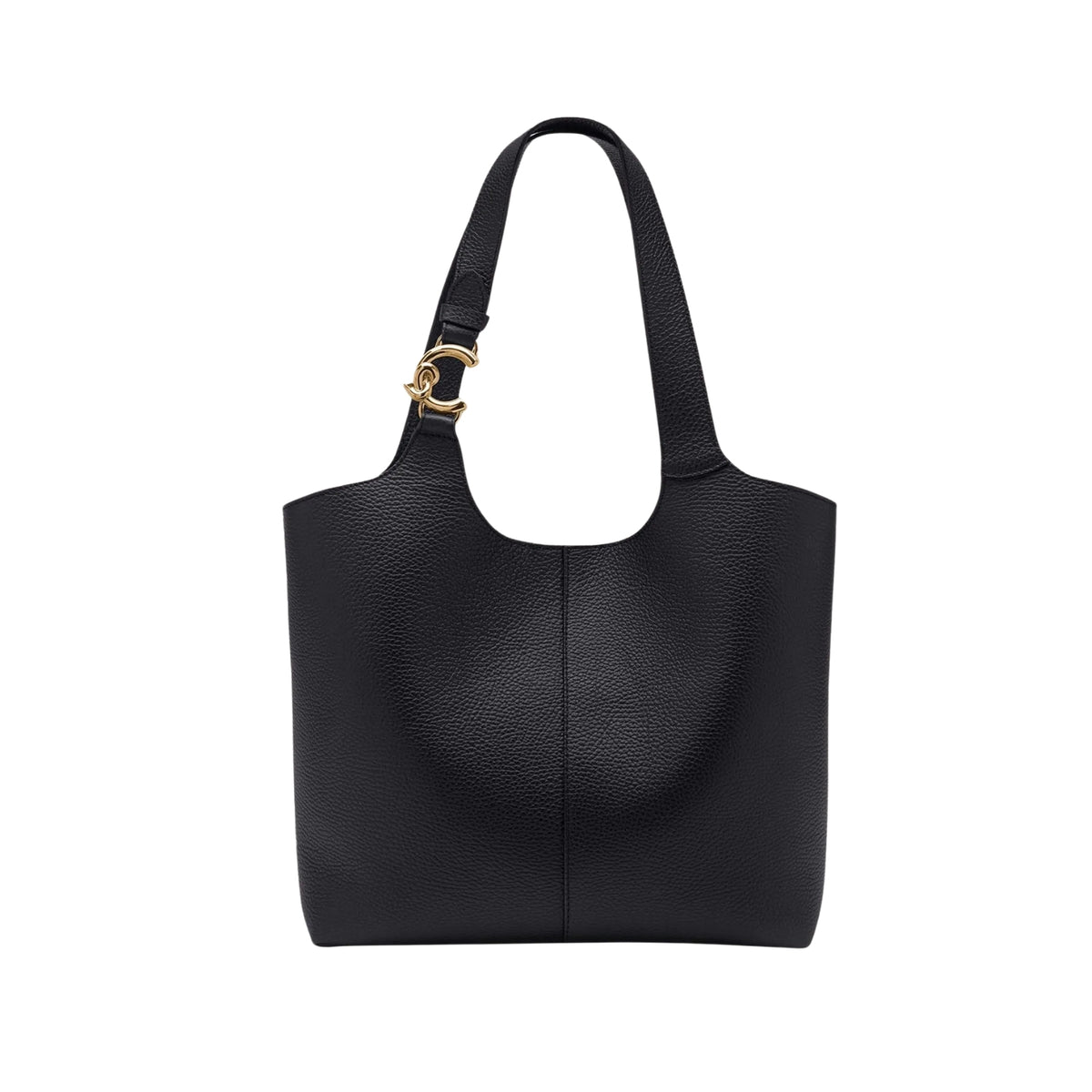 Borsa C-Easy shopping bag in pelle - Nero