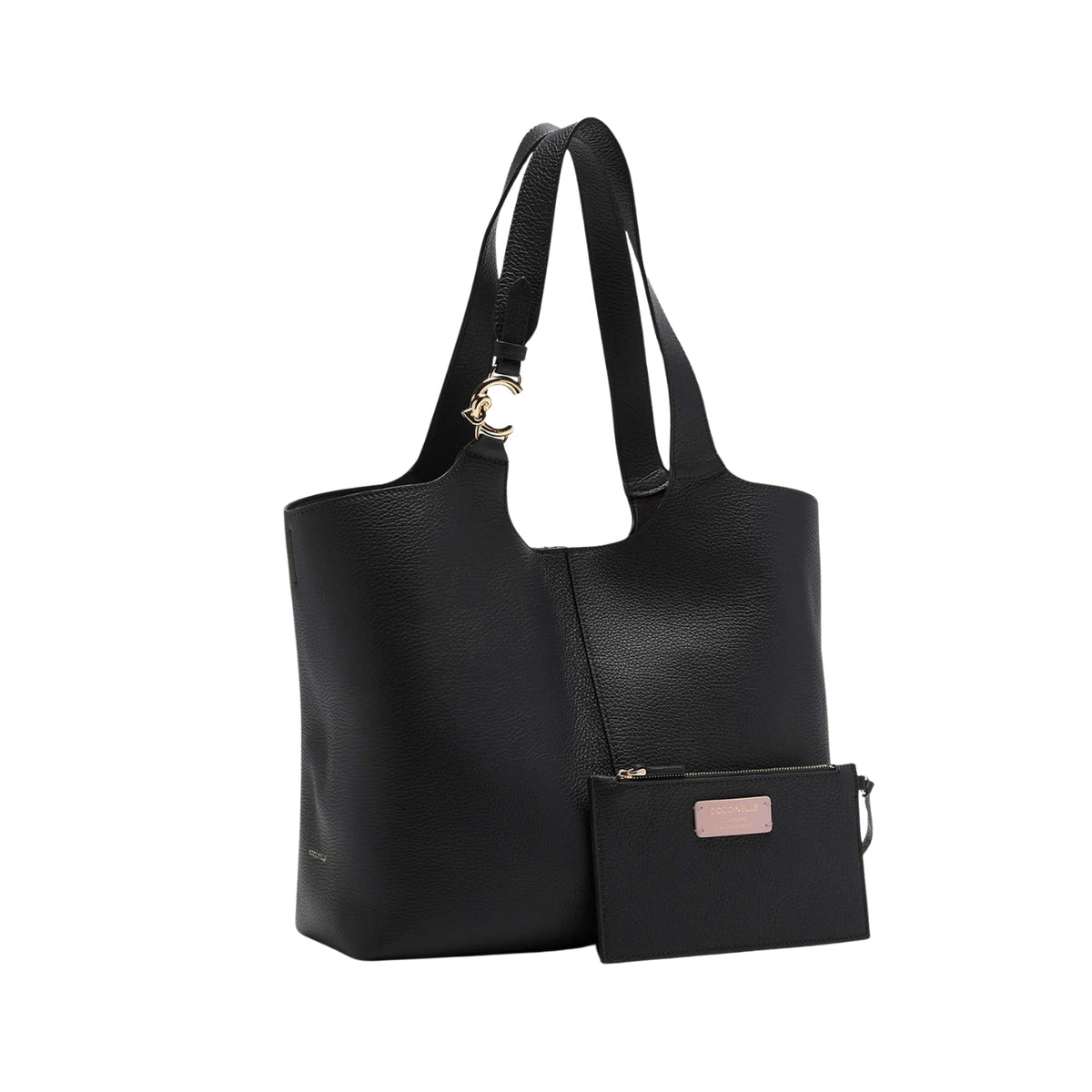 Borsa C-Easy shopping bag in pelle - Nero