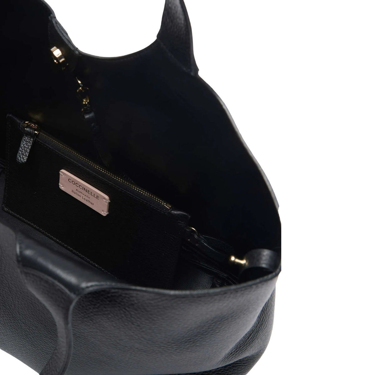 Borsa C-Easy shopping bag in pelle - Nero