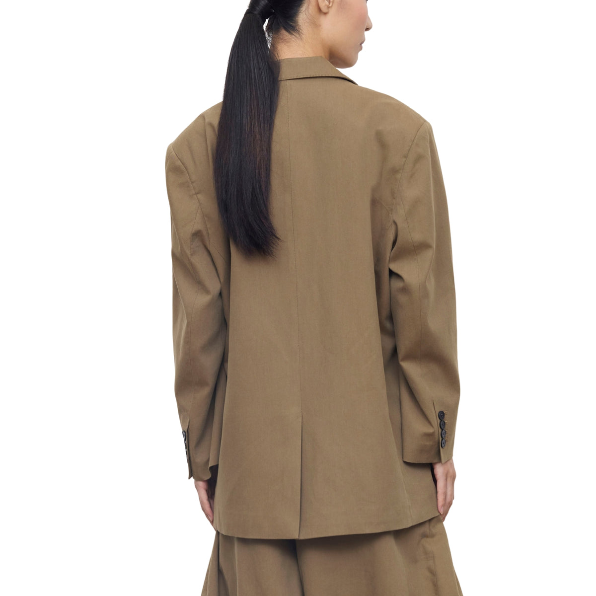 Blazer oversize in tinta Kaki