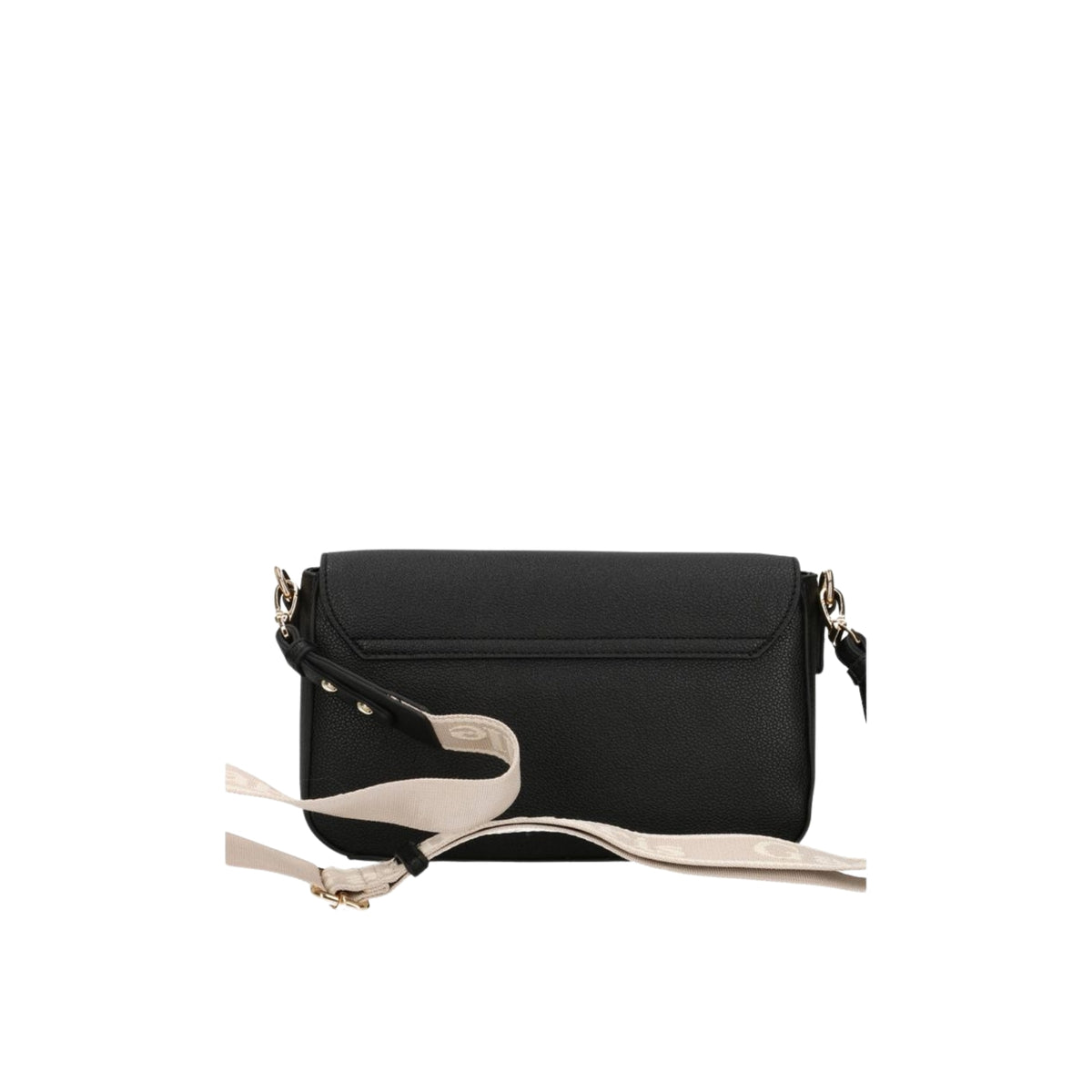 Borsa Shoulder Strap con tracolla jacquard - Nero