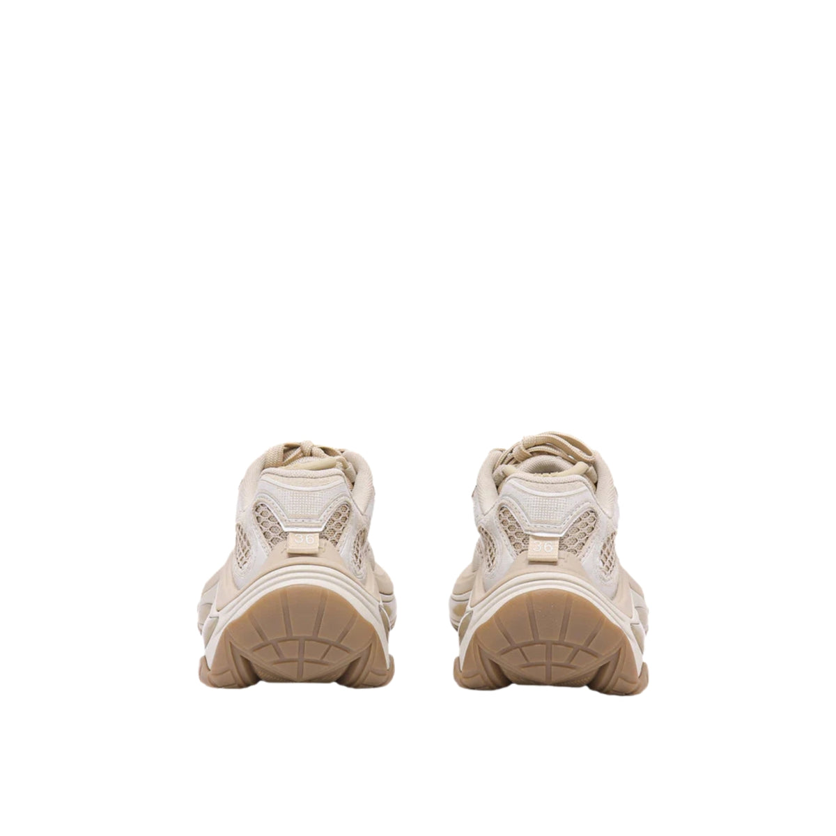 Sneaker Sport Dragon in mesh e pelle - Moka