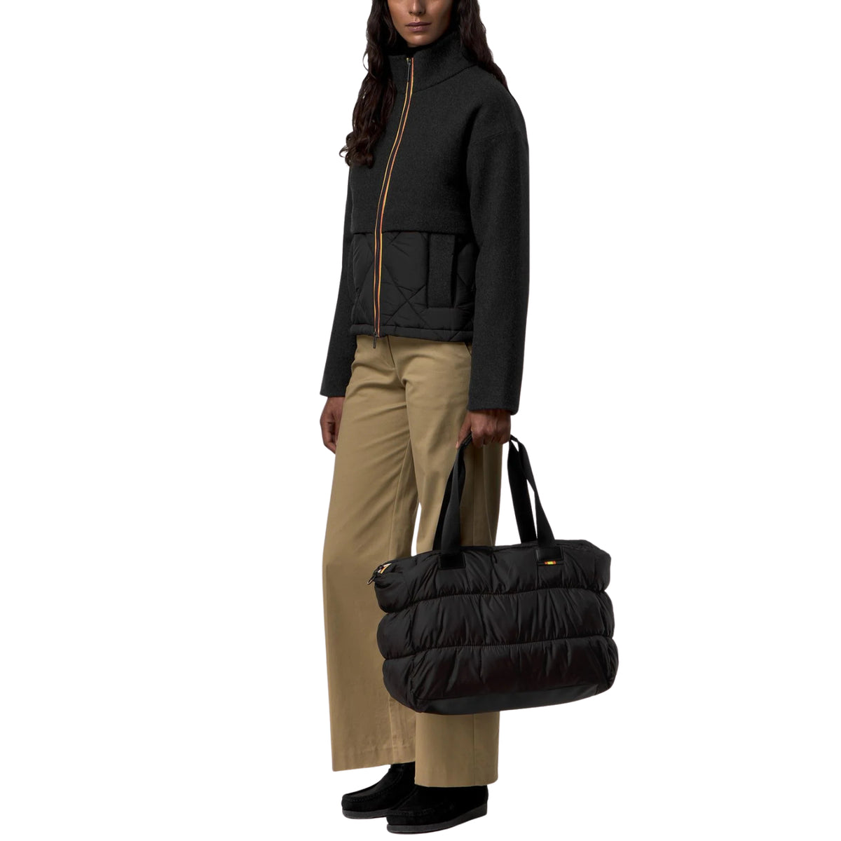 Borsa Matelissea Maxi Ruffle-NERO