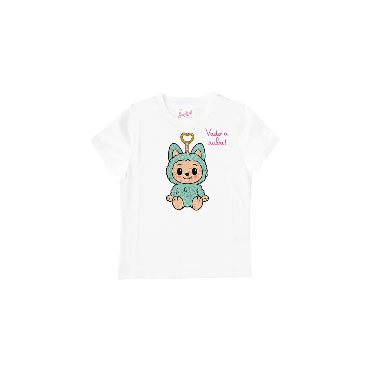 T-shirt bambina stampa Minnie - Bianco