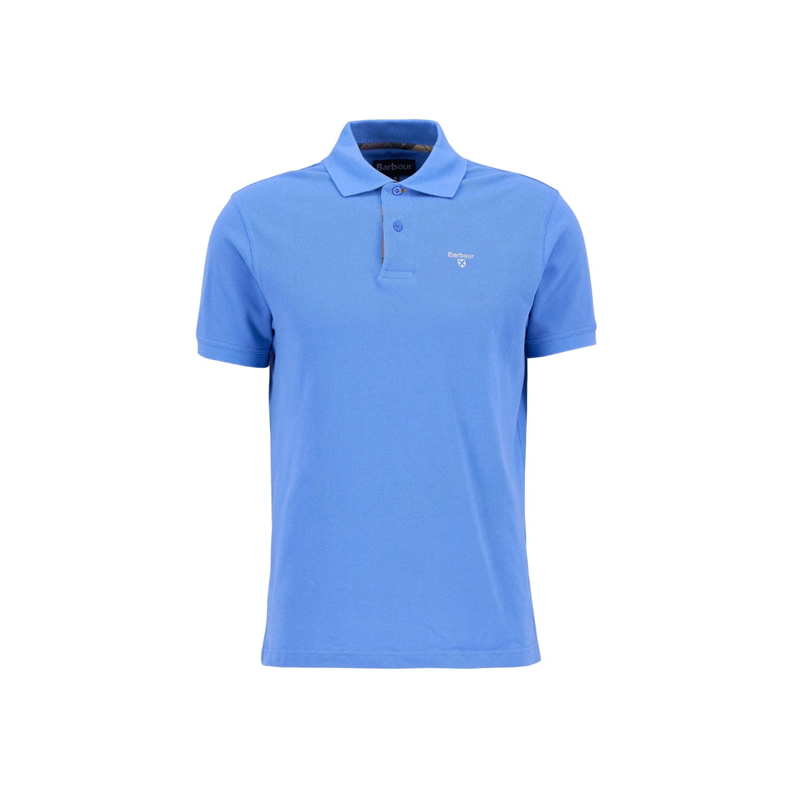 Polo in piquè di cotone - CELESTE