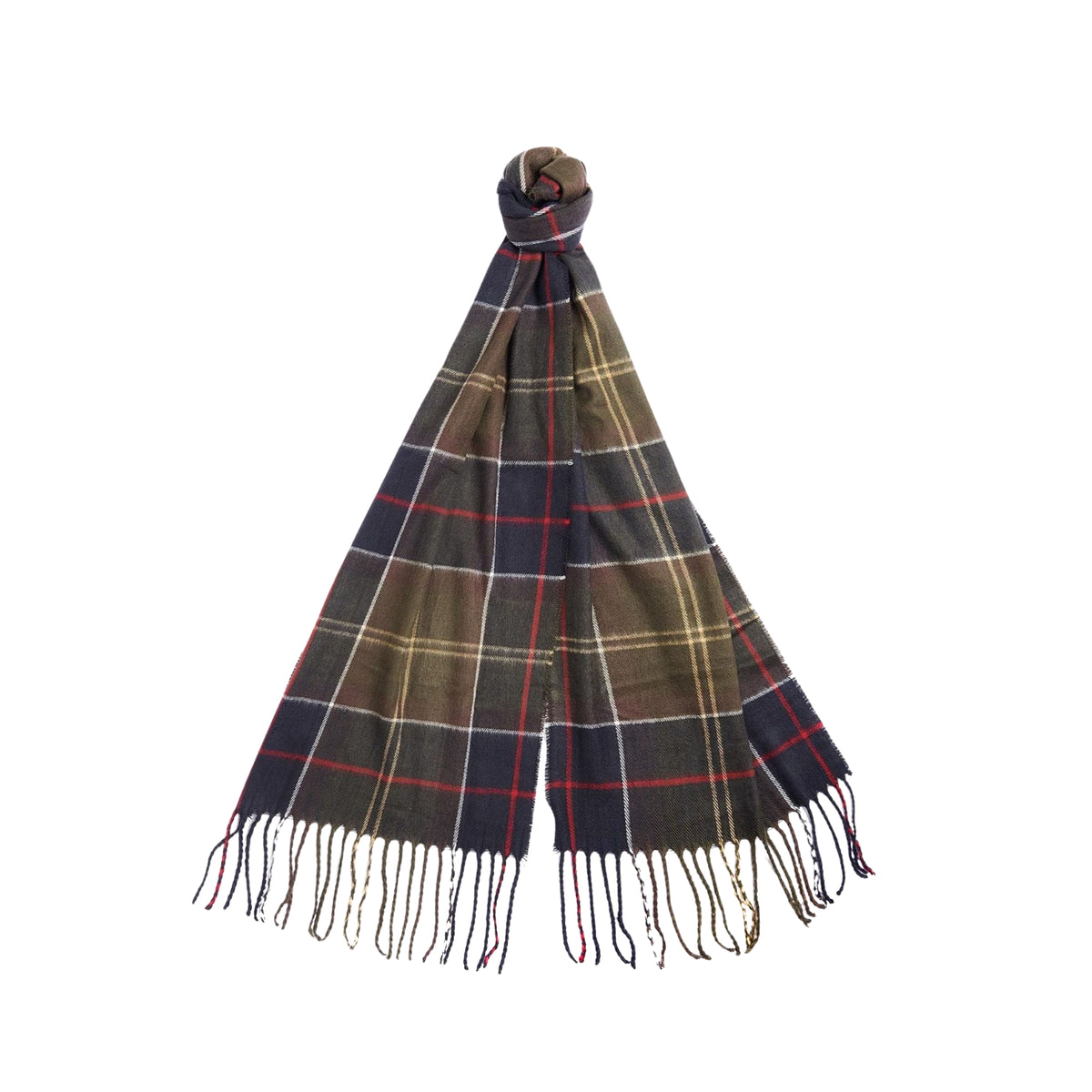 Coordinato Swinton berretto e sciarpa tartan - Verde