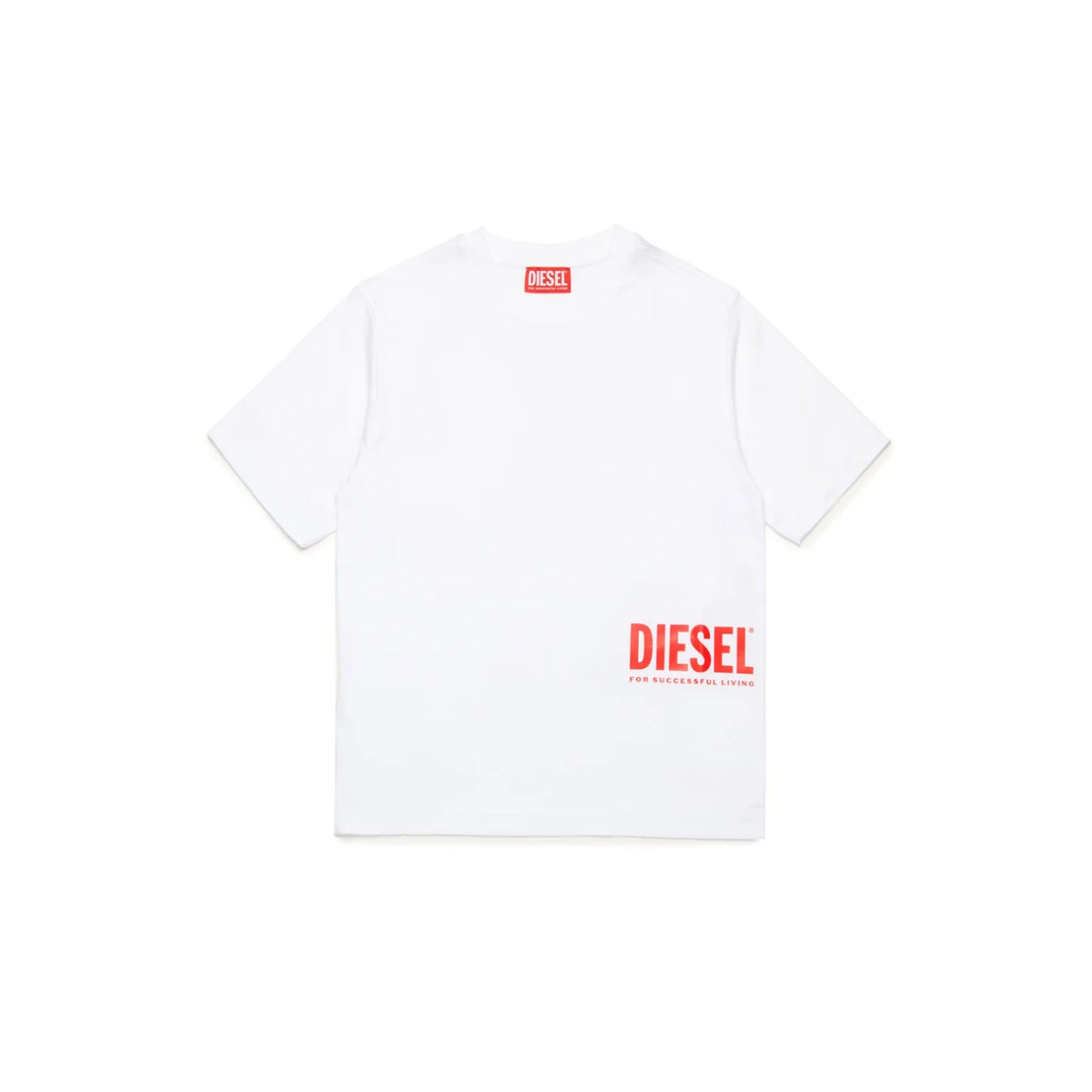 T-shirt oversize Diesel in jersey - Bianco