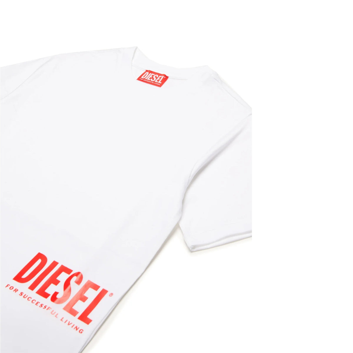 T-shirt oversize Diesel in jersey - Bianco