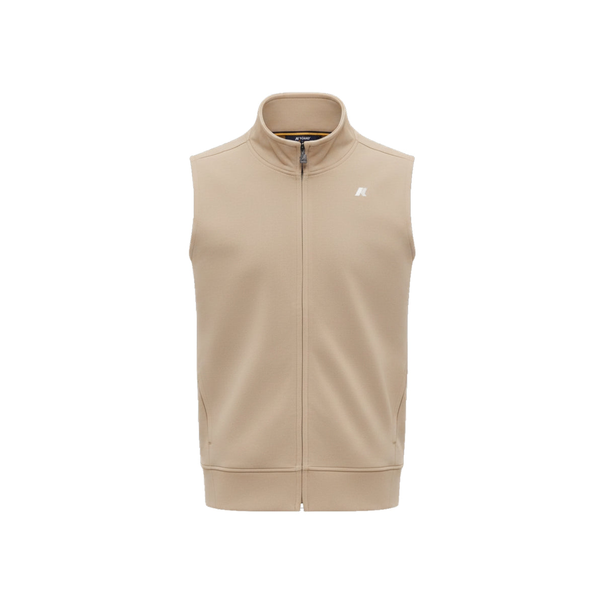 Gilet Kylian in interlock tecnico - Beige