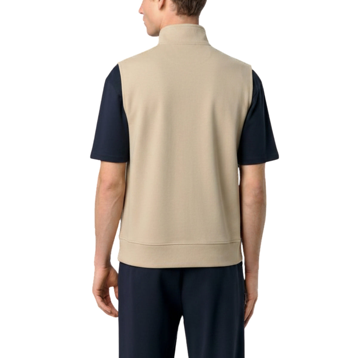 Gilet Kylian in interlock tecnico - Beige