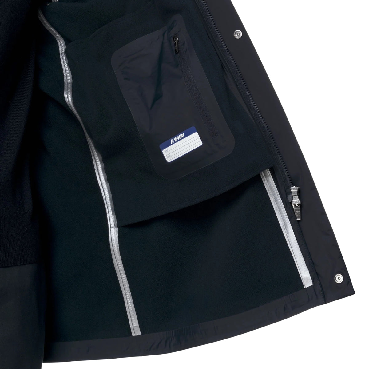 Parka Duke Bonded con cappuccio staccabile - Blu