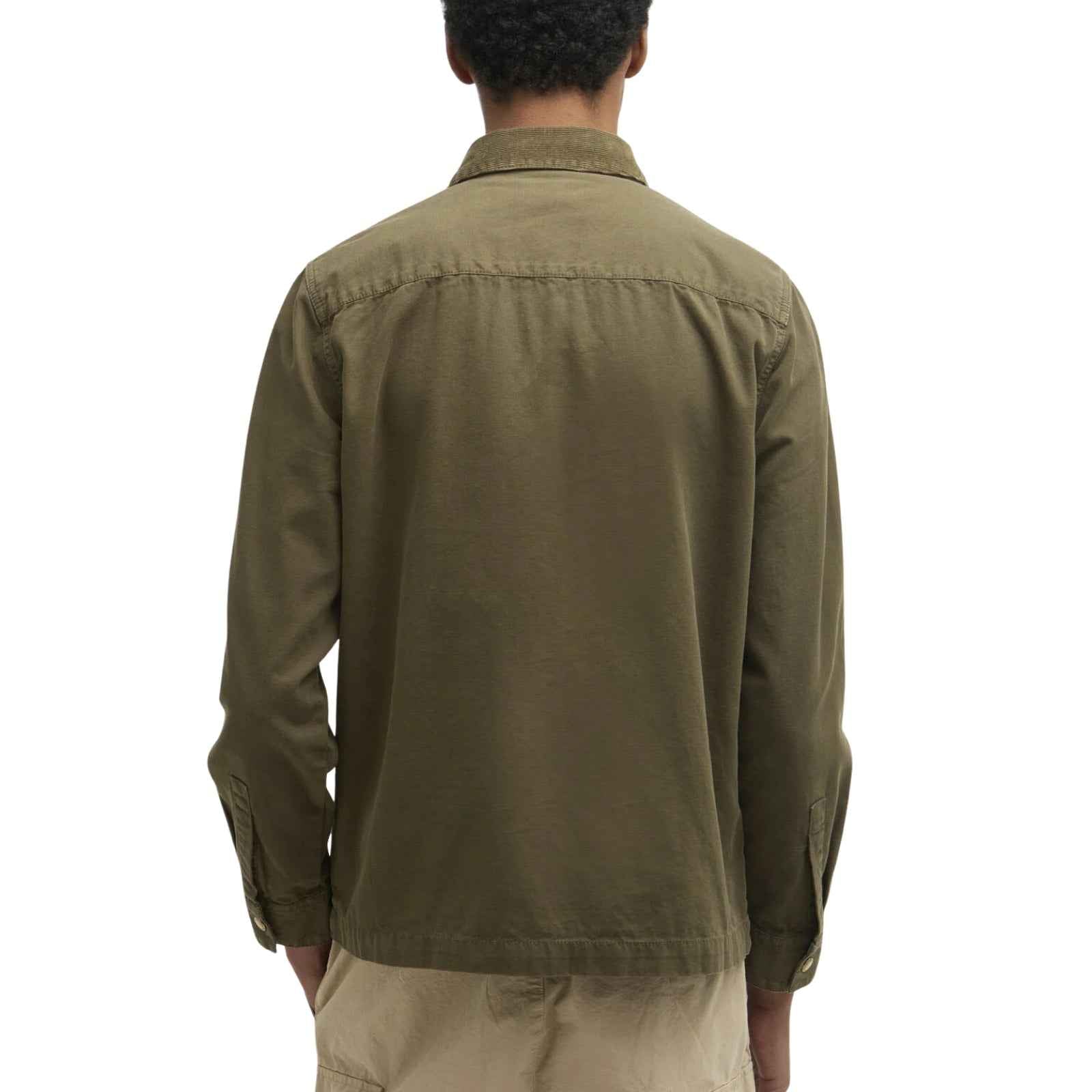 Overshirt Declan con lavorazione patchwork