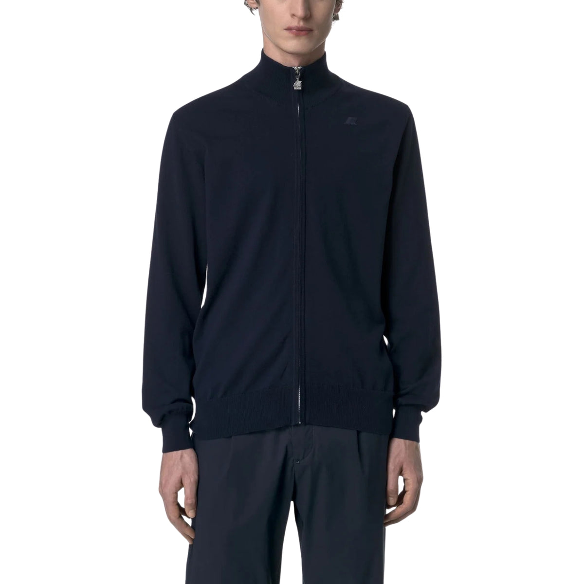 Cardigan Finny full zip - Blu