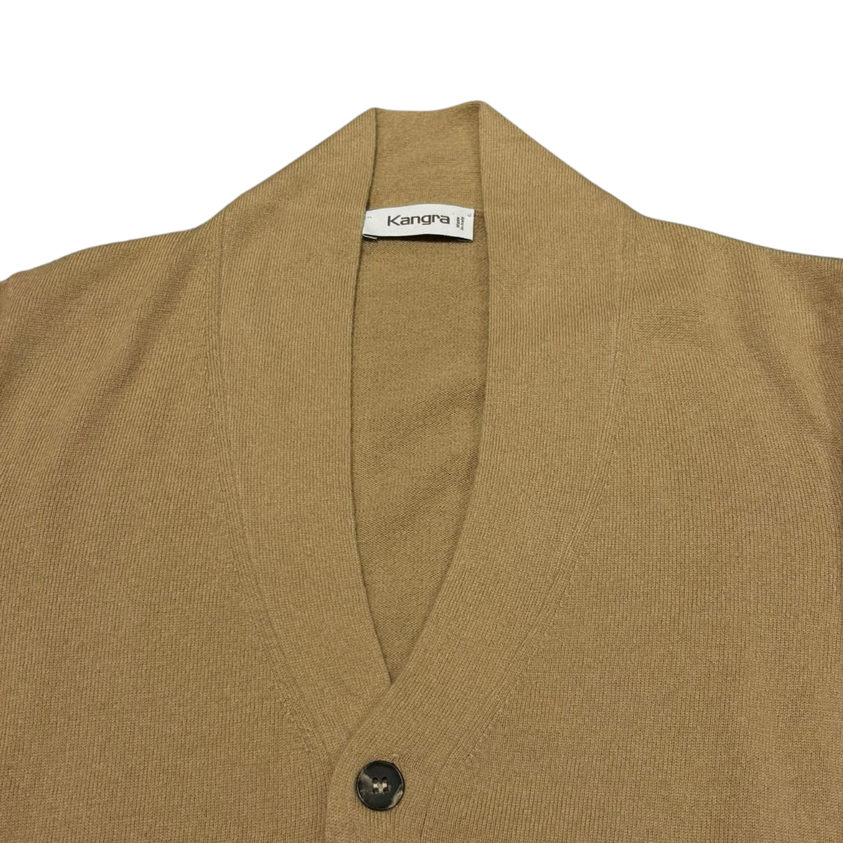 Cardigan con bottoni in finto Corno - Cammello