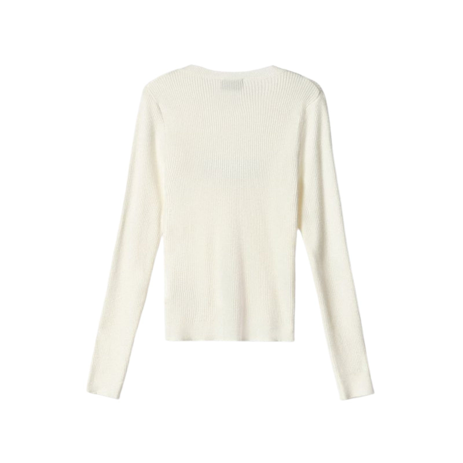 Pullover in maglia a costine