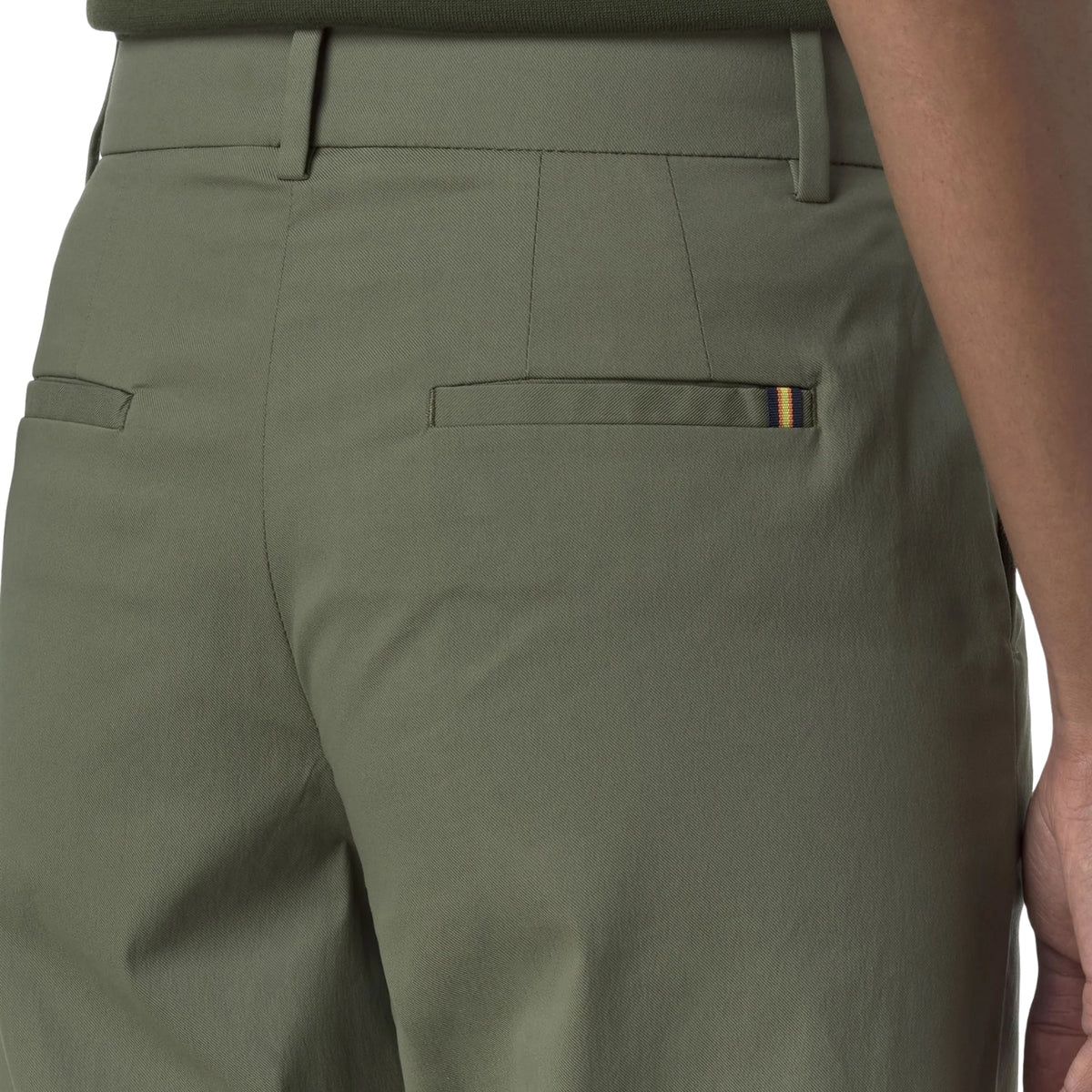 Pantalone Tya chino in gabardine - Verde