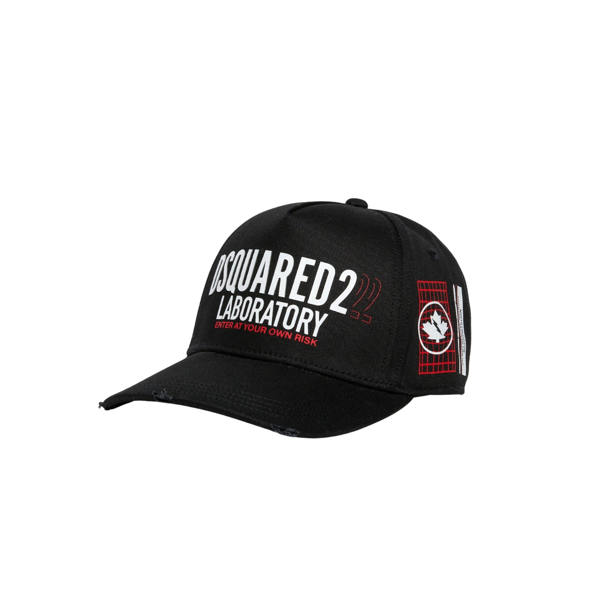 Cappellino Laboratory con grafica foglia d'acero - Nero