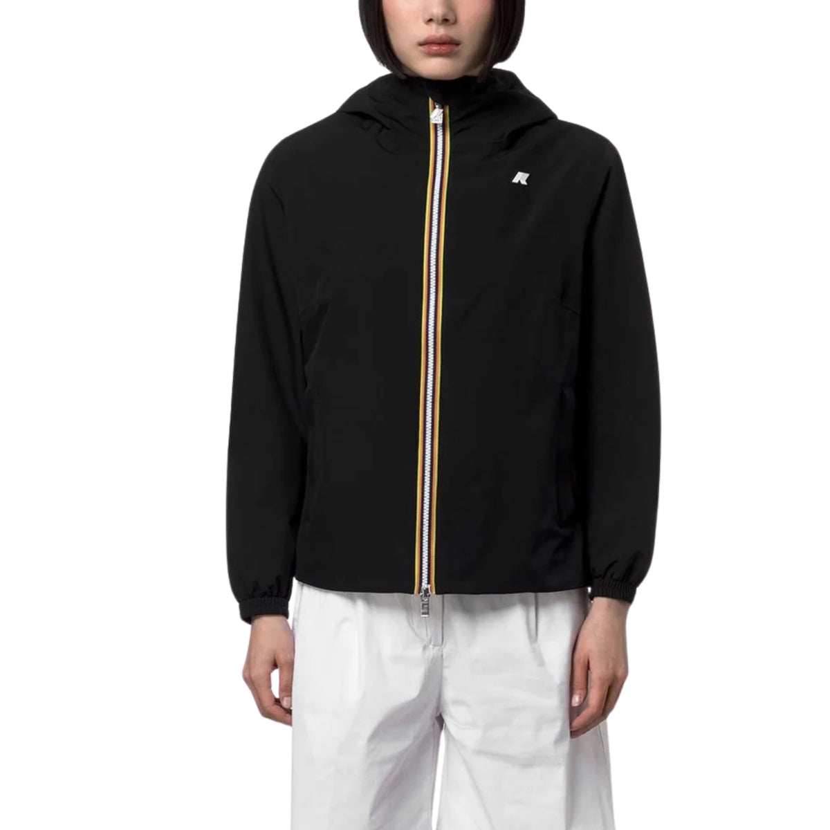 Giacca Lil corta impermeabile stretch - Nero