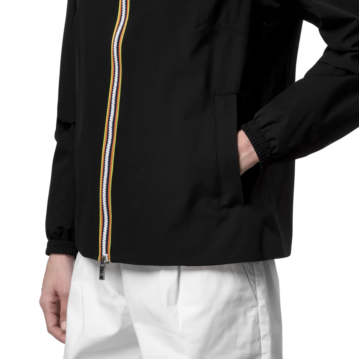 Giacca Lil corta impermeabile stretch - Nero