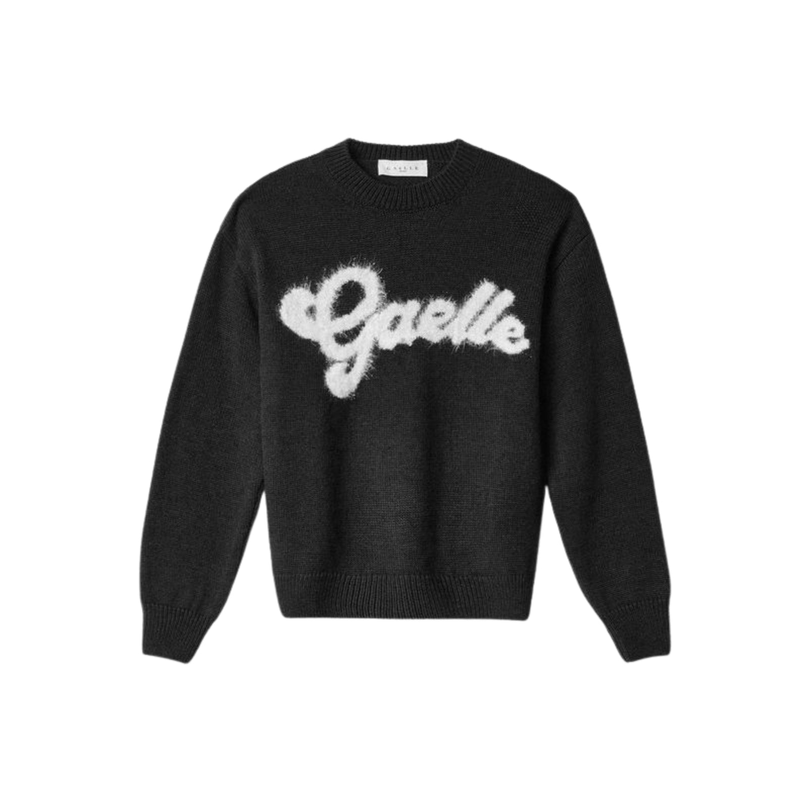 Maglia in lana effetto mohair - NERO
