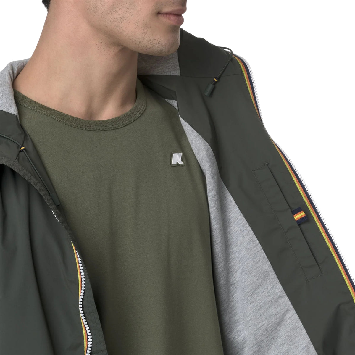 Giacca Jack slim in nylon stretch - Verde