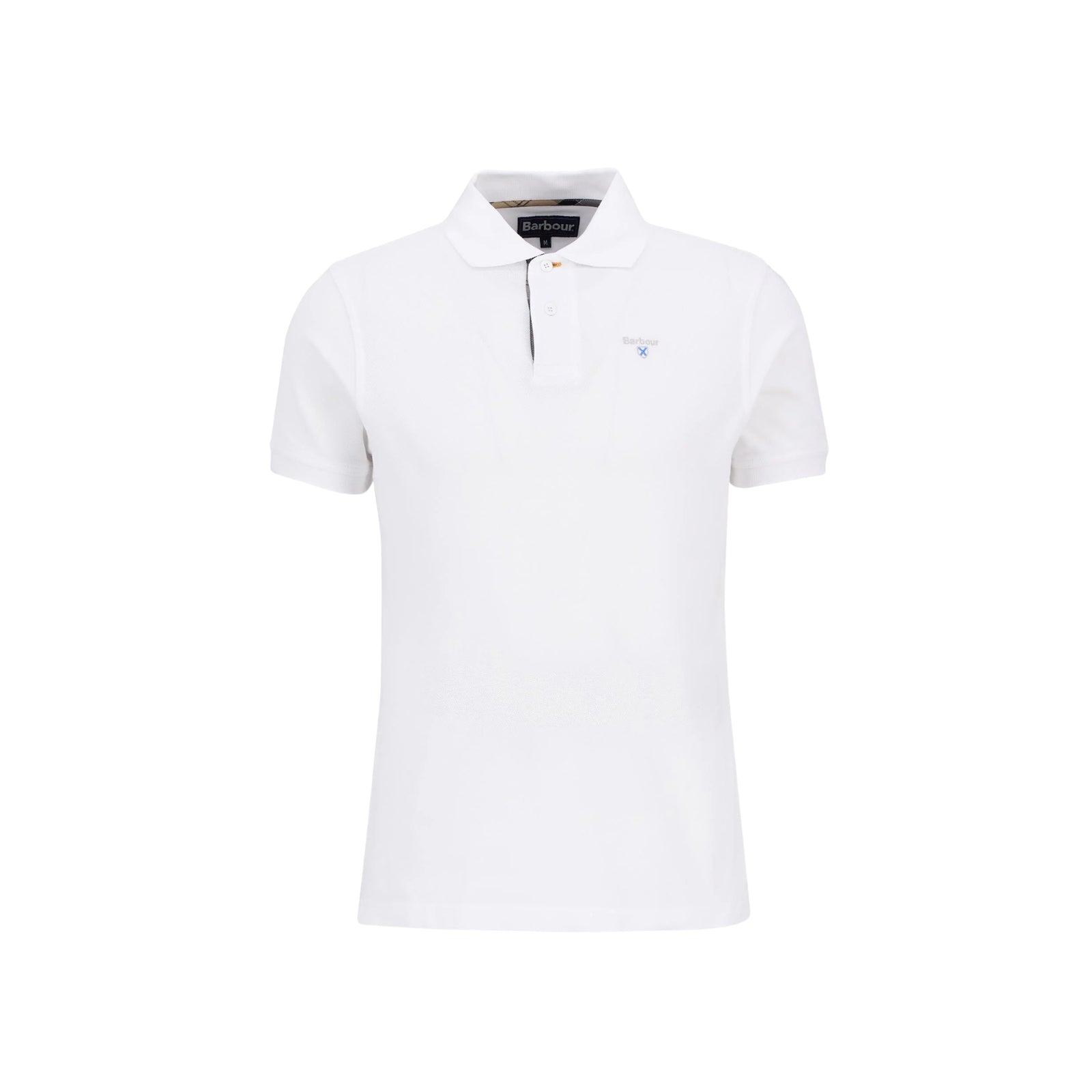 Polo in piqué di cotone - BIANCO W
