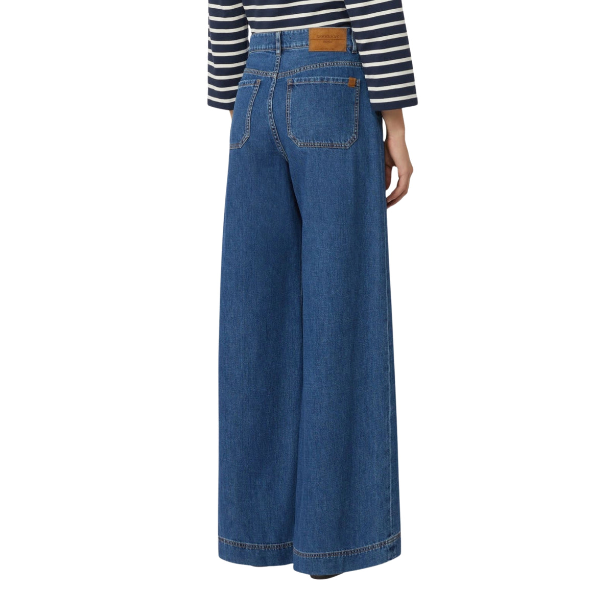 Jeans 5 tasche gamba larga - Denim
