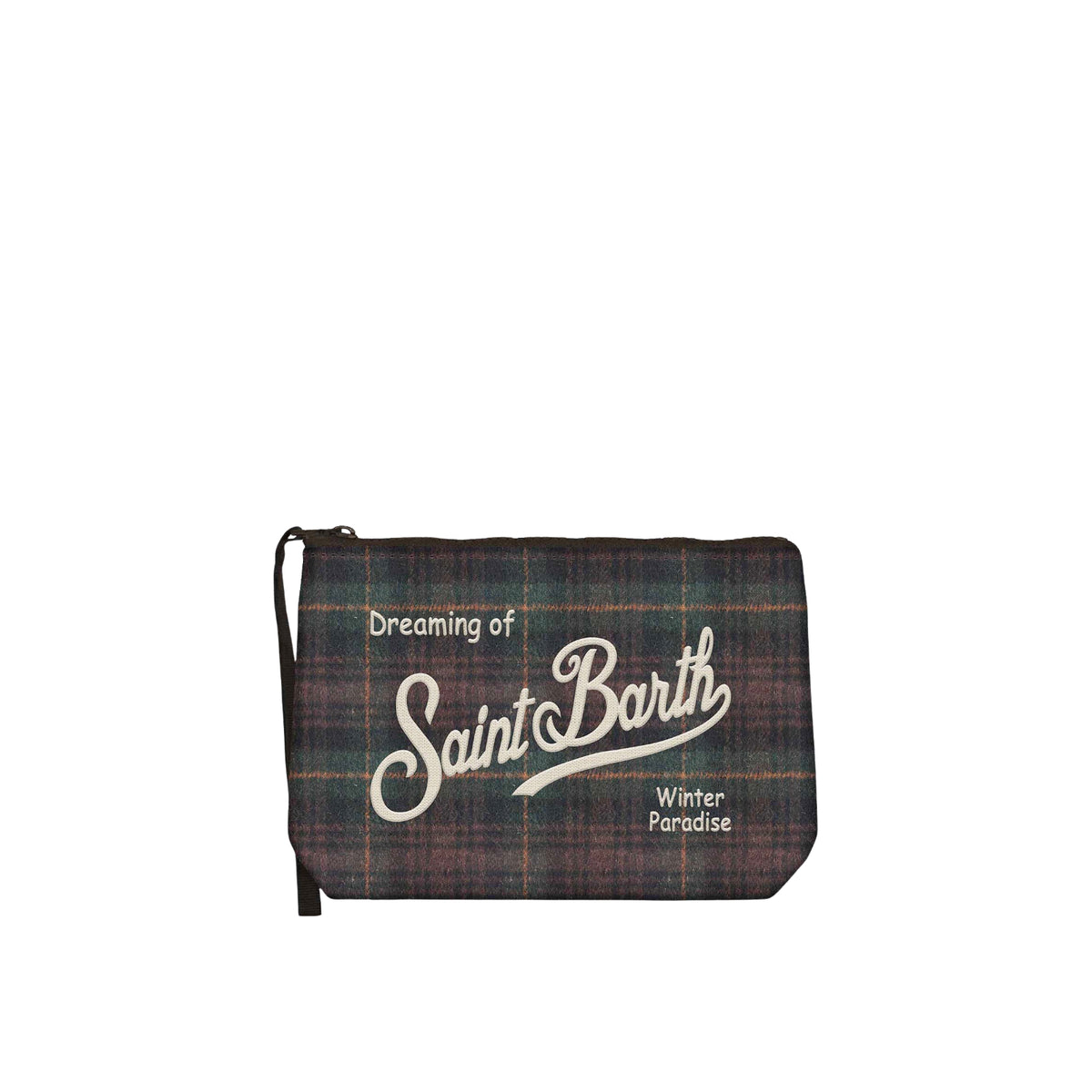 Pochette Aline con stampa tartan