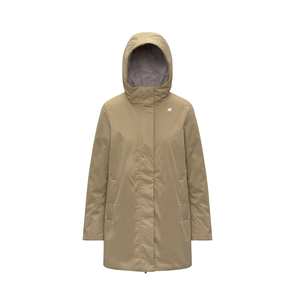 Giaccone Sophie Twill Soft Beaver-BEIGE