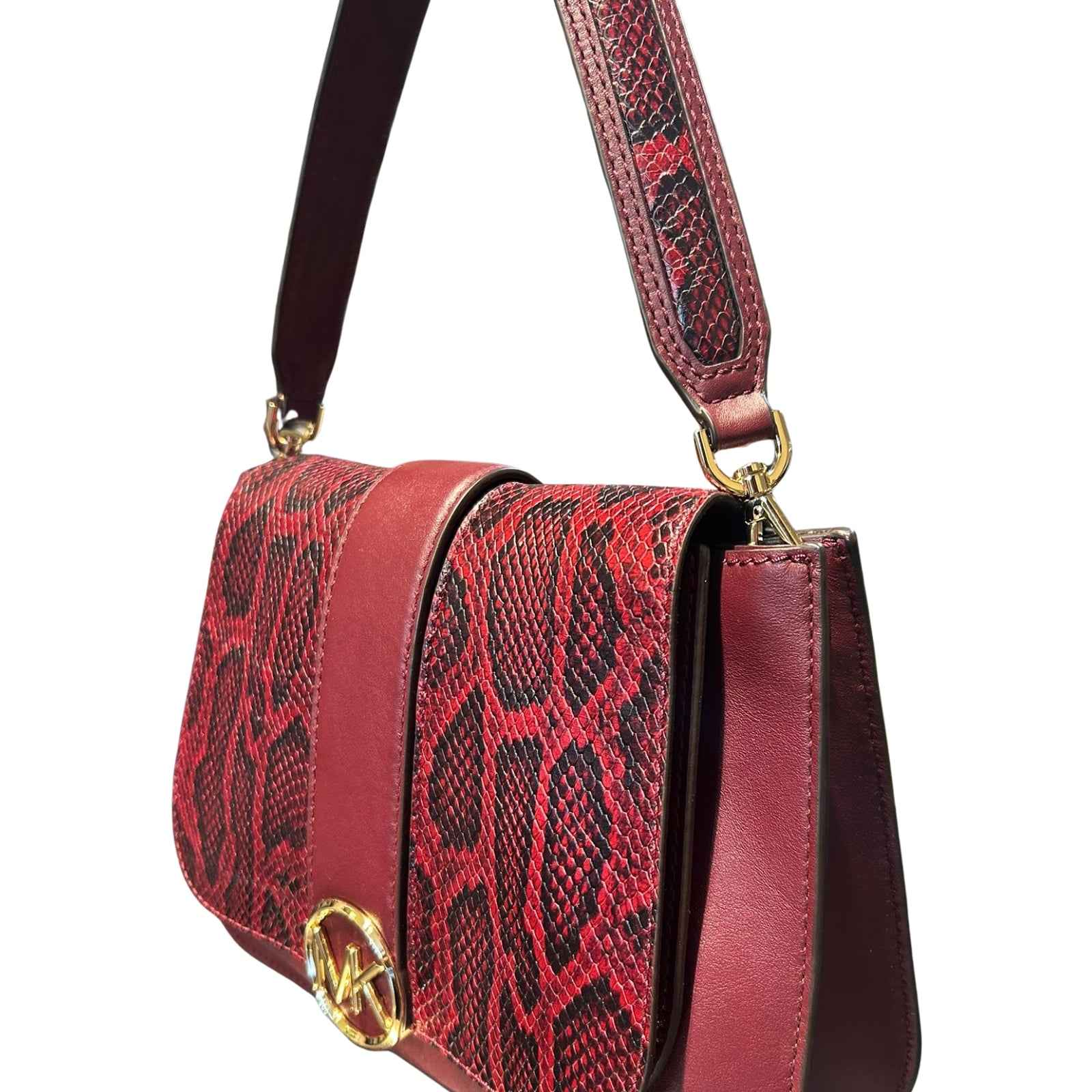 Borsa Lilie stampa pitonata