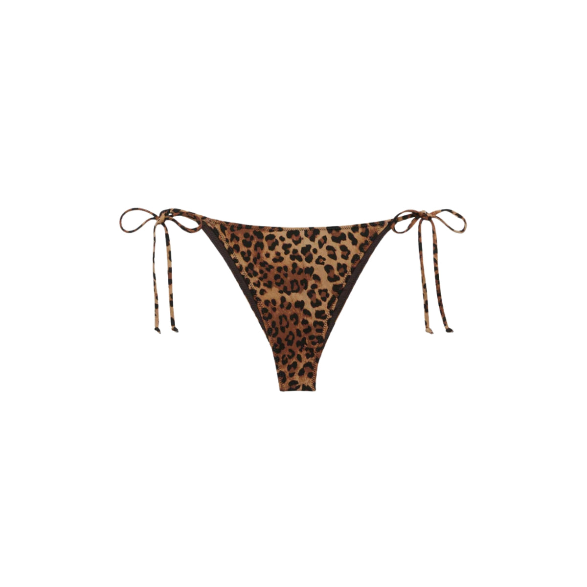 Slip bikini Marielle a vita media - Leopardato