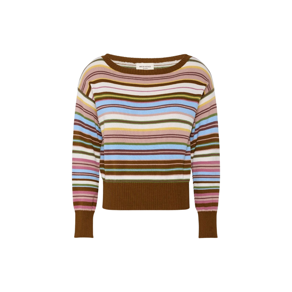 Maglia basic scollo a barchetta - Multicolor