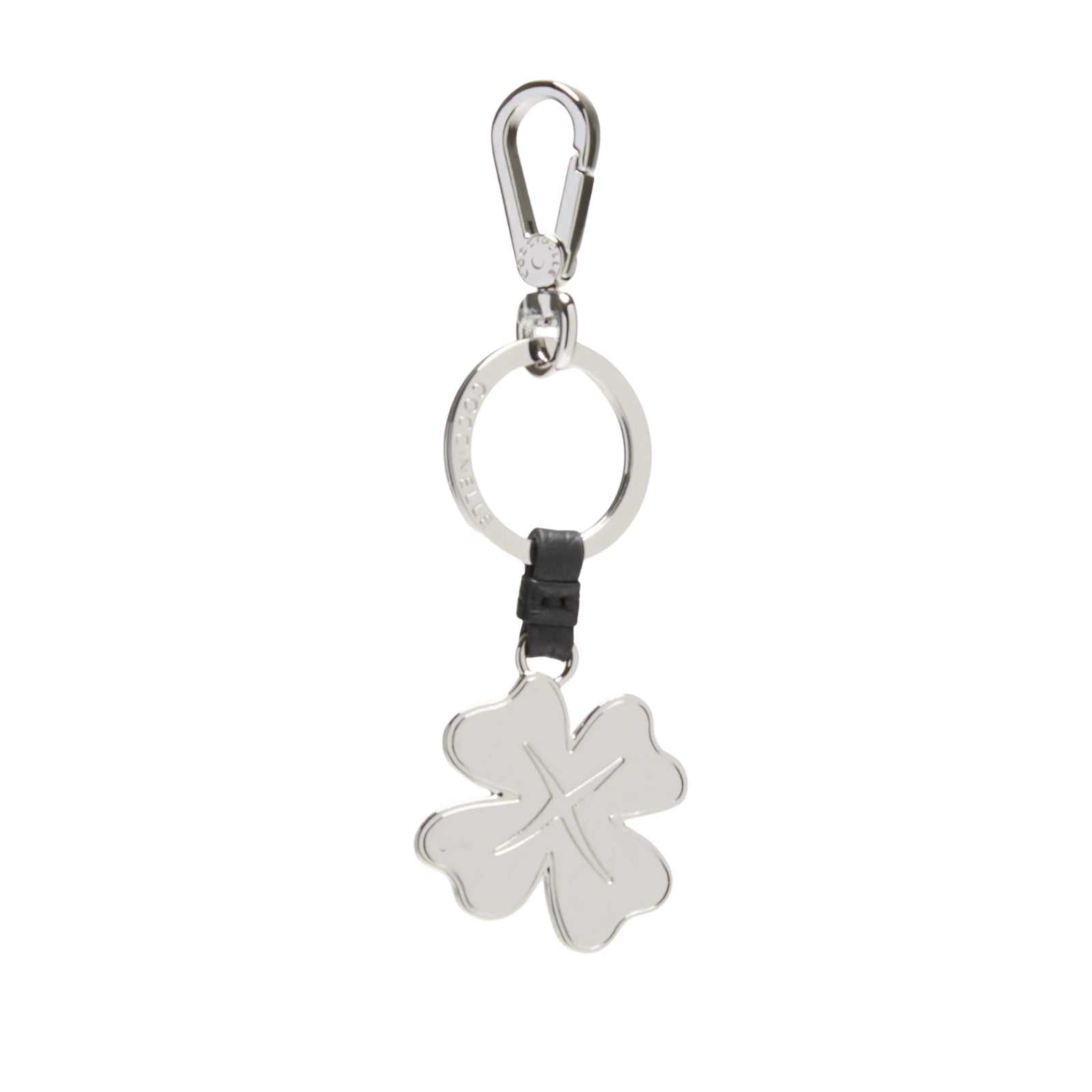 Portachiavi Basic Metal Quadrifoglio - NERO