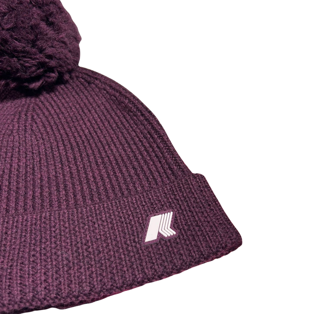 Cappello Vincienne in misto lana con pompon - Violetto