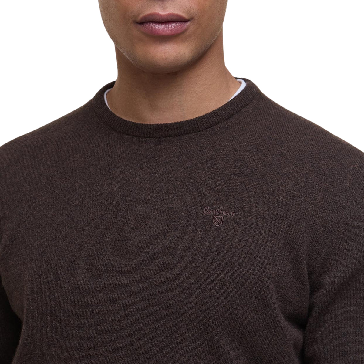 Maglione essenziale in lana - Marrone