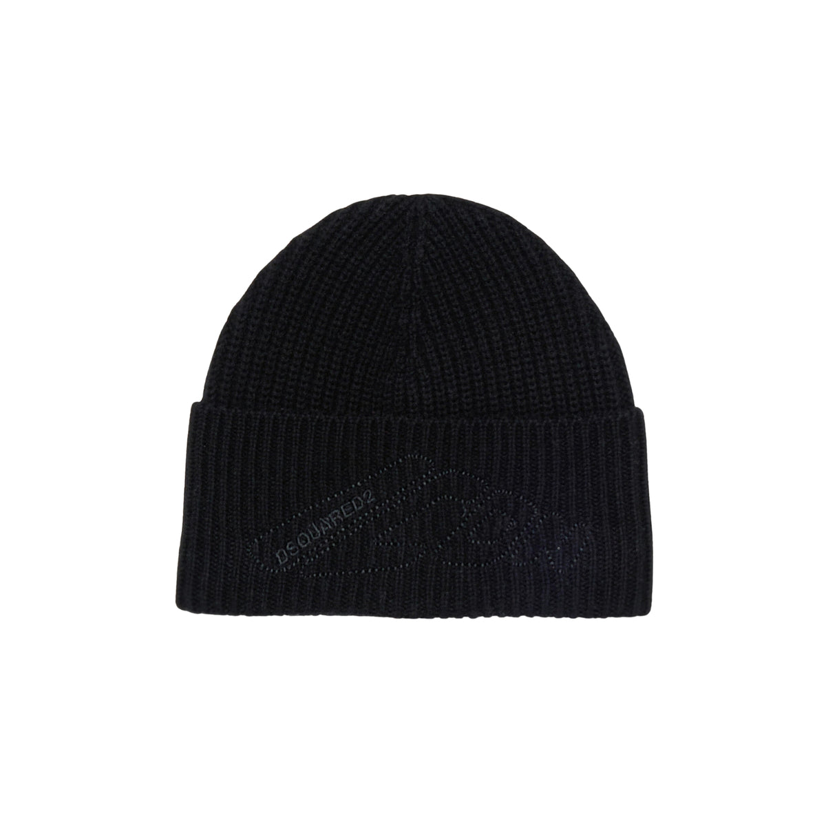 Berretto in misto lana con logo Icon New Generation - Nero