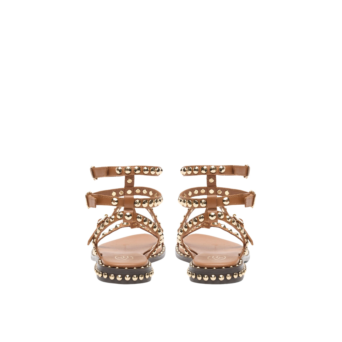 Scarpa Play con borchie metalliche - Cuoio
