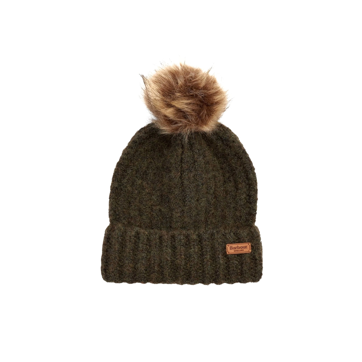 Coordinato Saltburn con berretto pompon e sciarpa - Verde