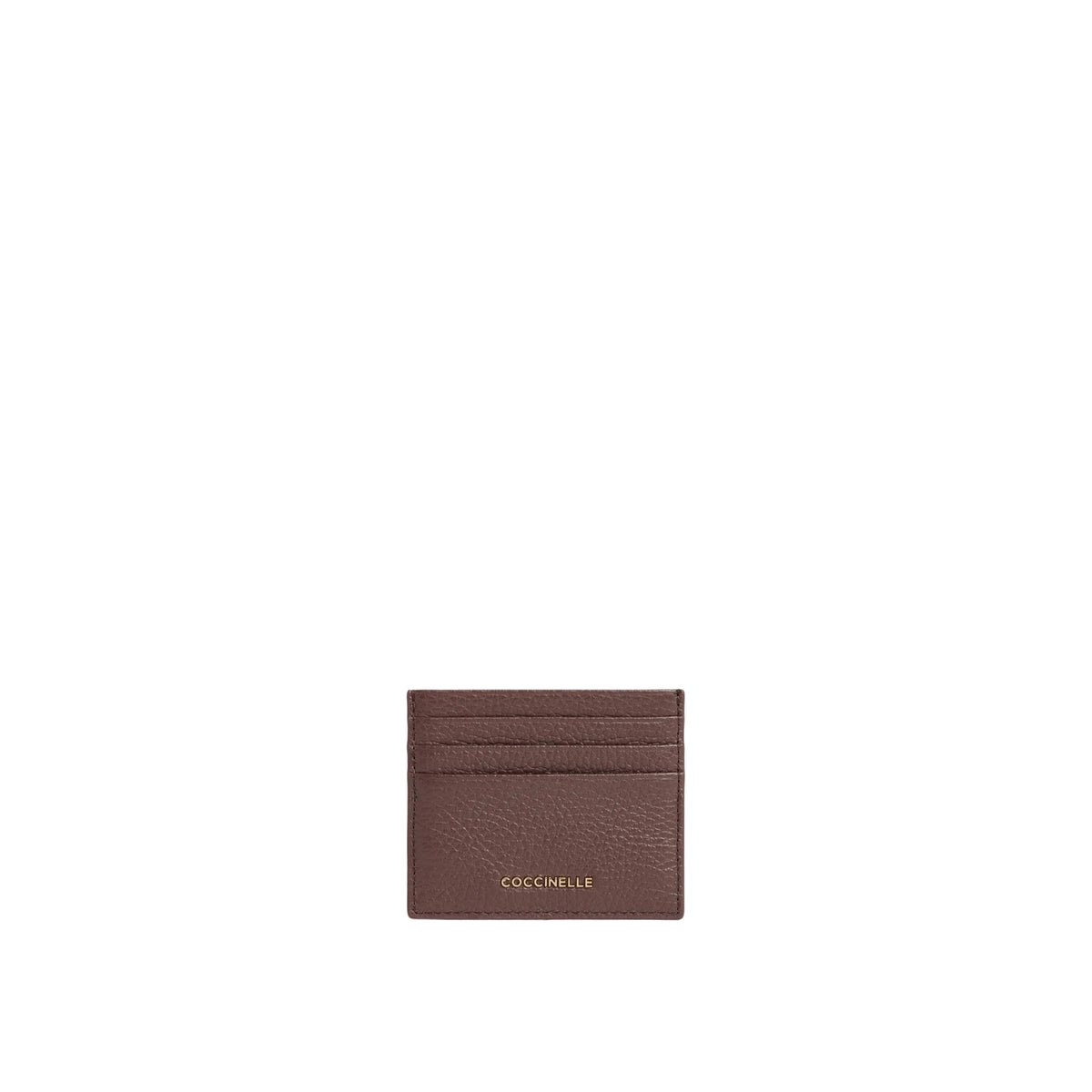 Portacarte con patta linea Metallic - Berry