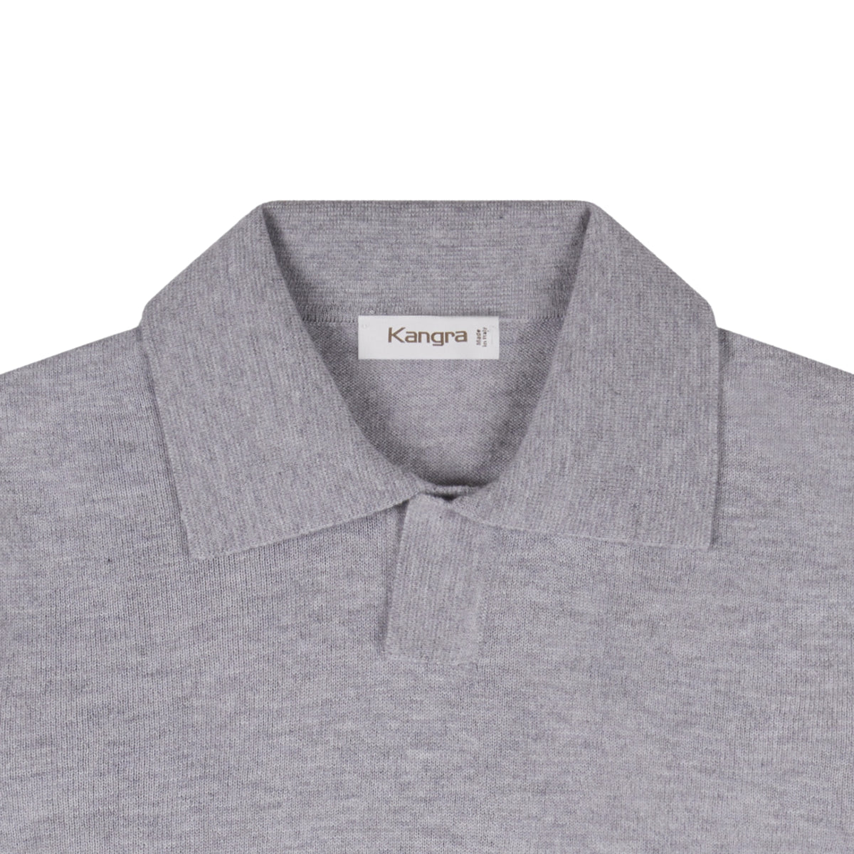 Polo skipper senza bottoni - Grigio