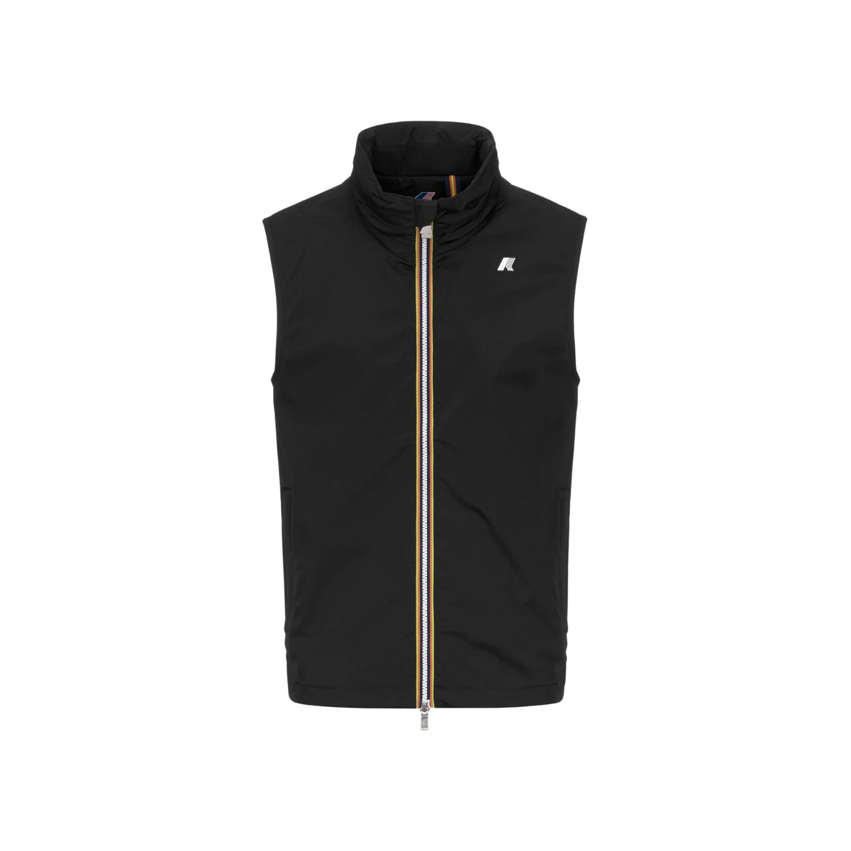 Gilet Valen in nylon stretch - Nero