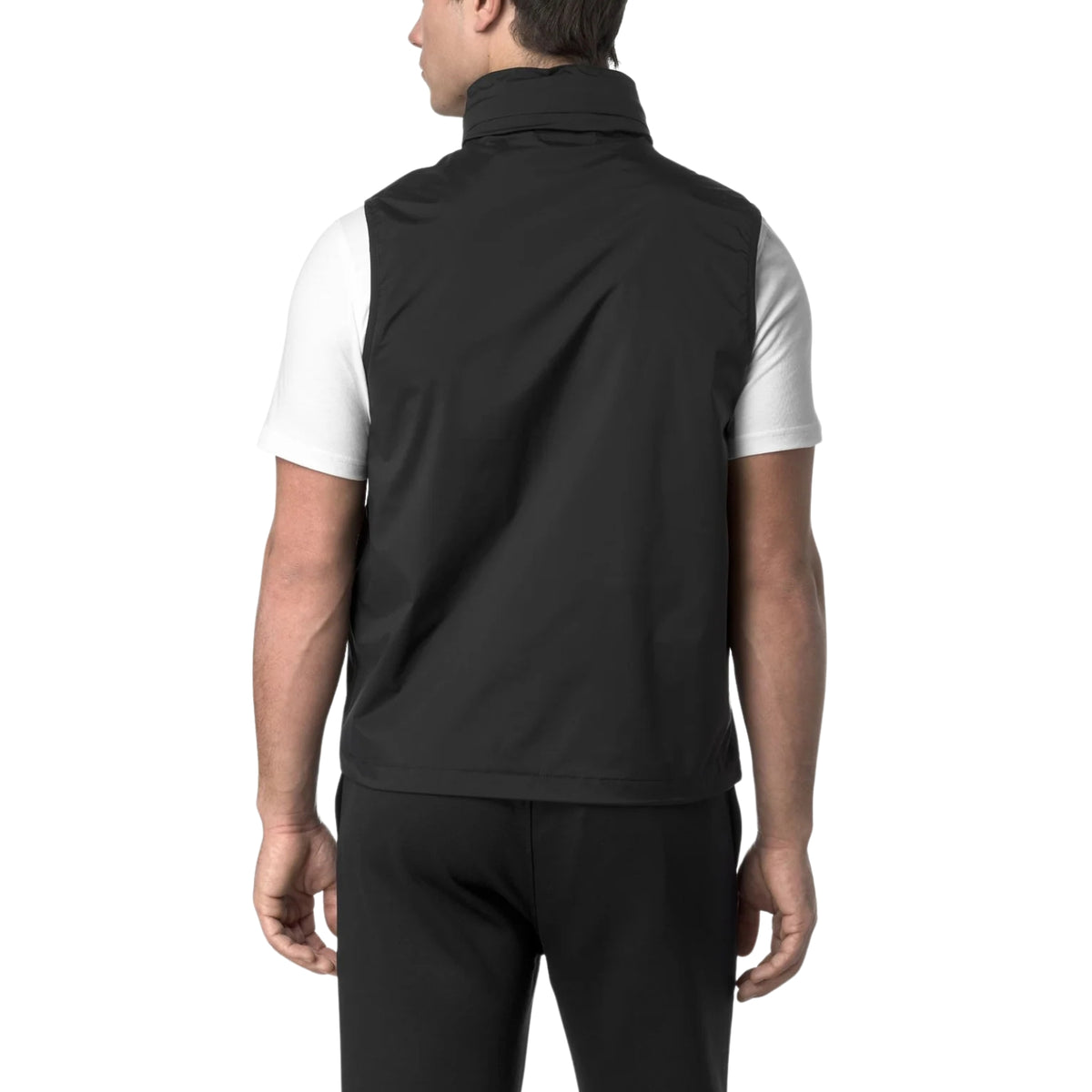 Gilet Valen in nylon stretch - Nero