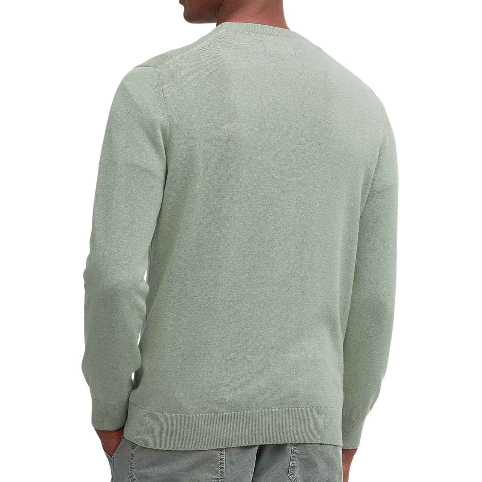 Maglione girocollo in cotone Pima - VERDE